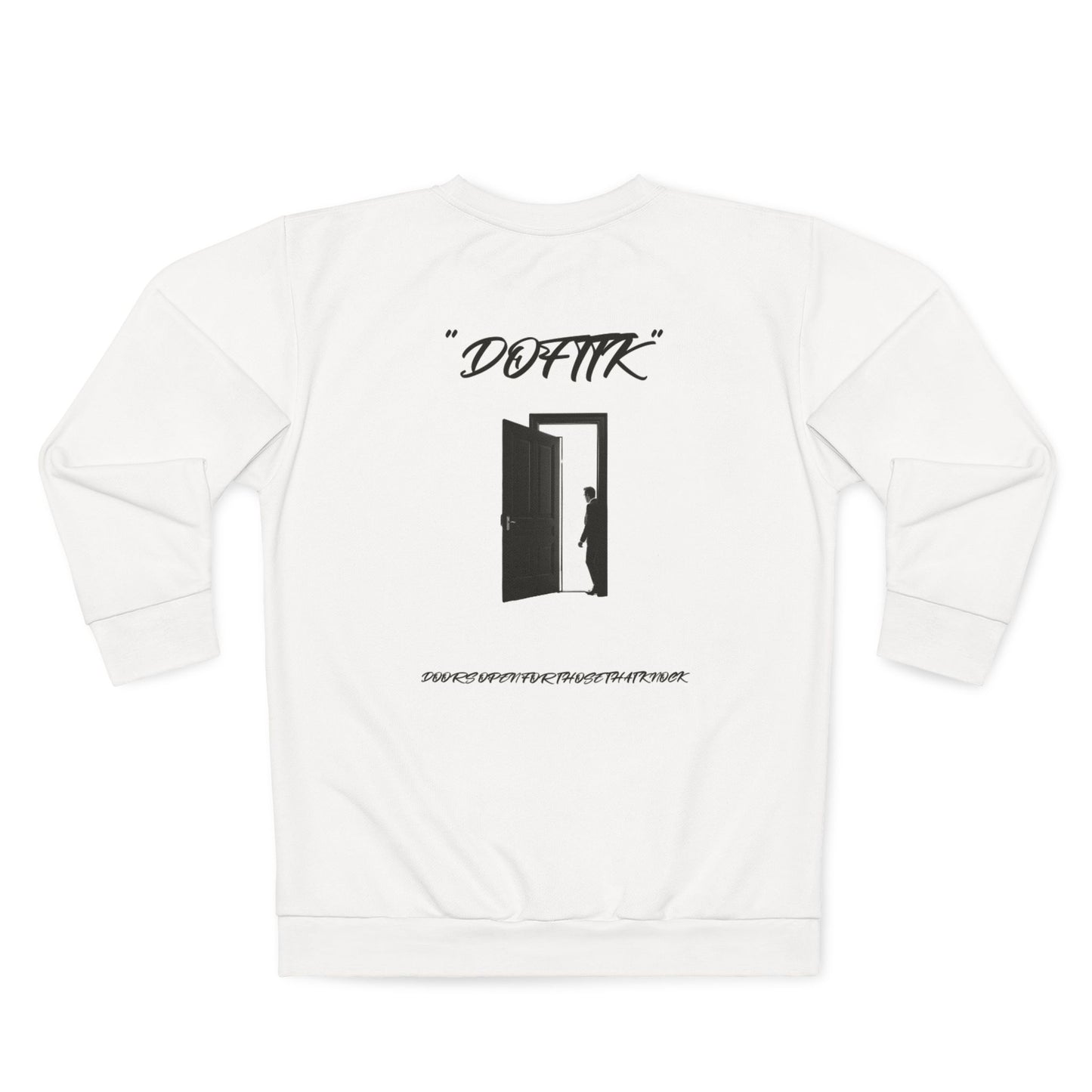 “DOFTTK” White Crewneck