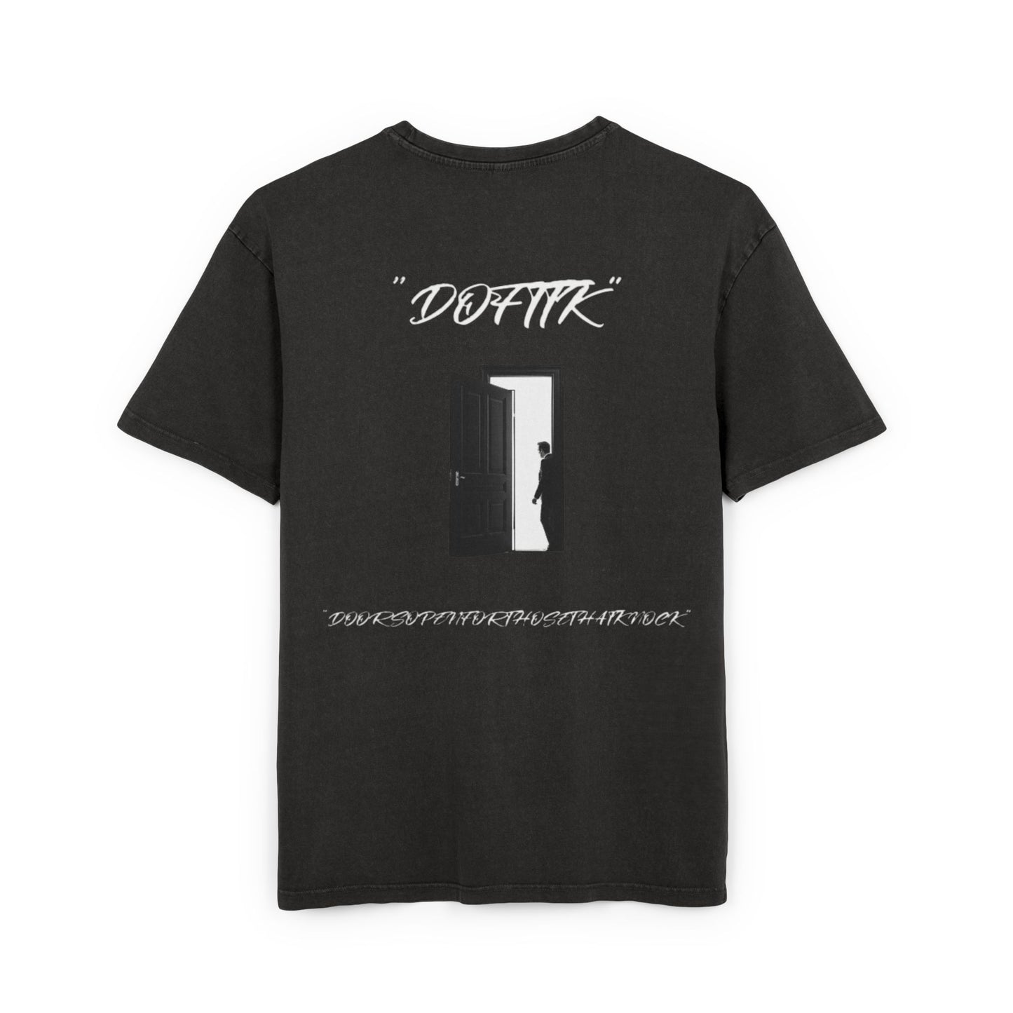 “DOFTTK” Black Oversize Tee