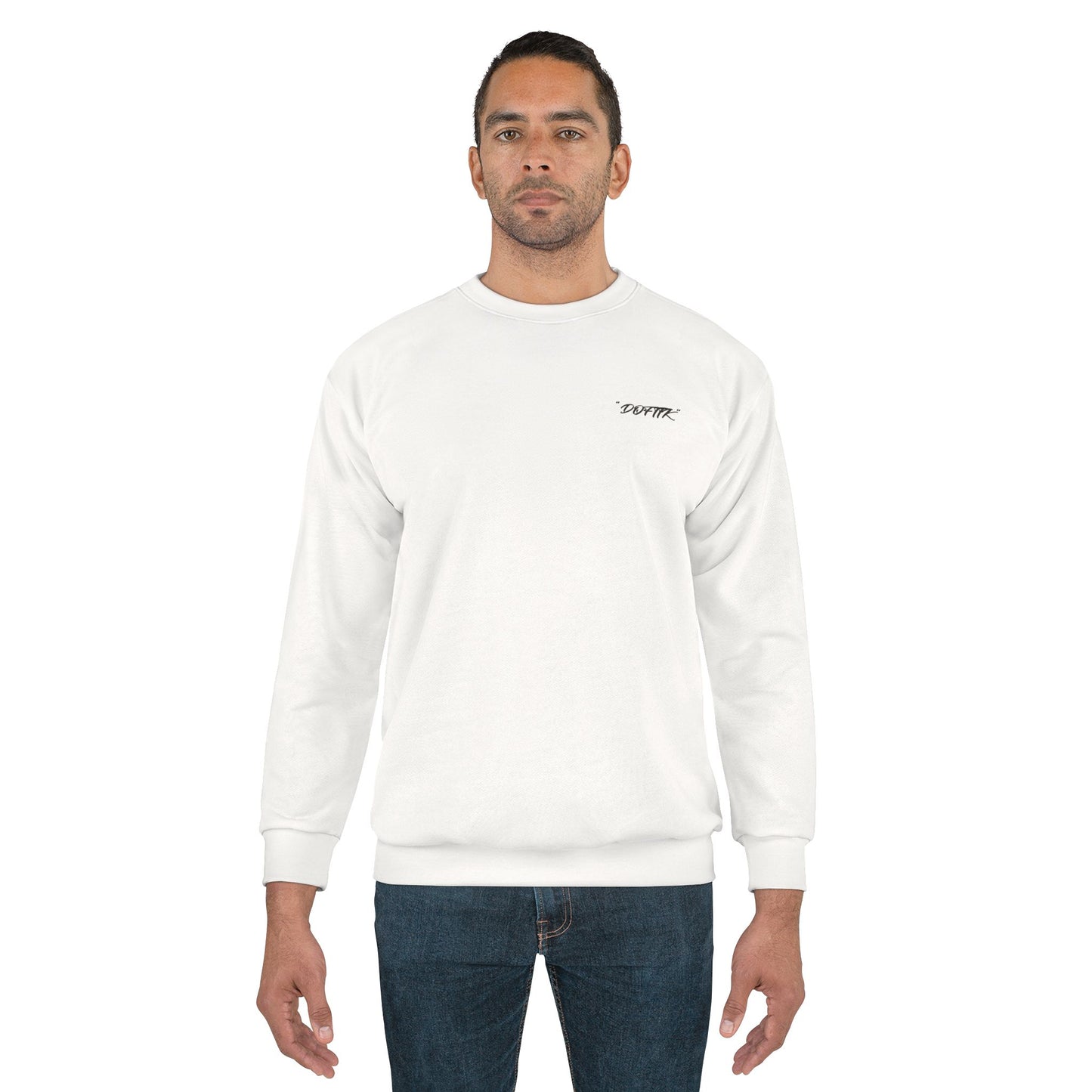 “DOFTTK” White Crewneck