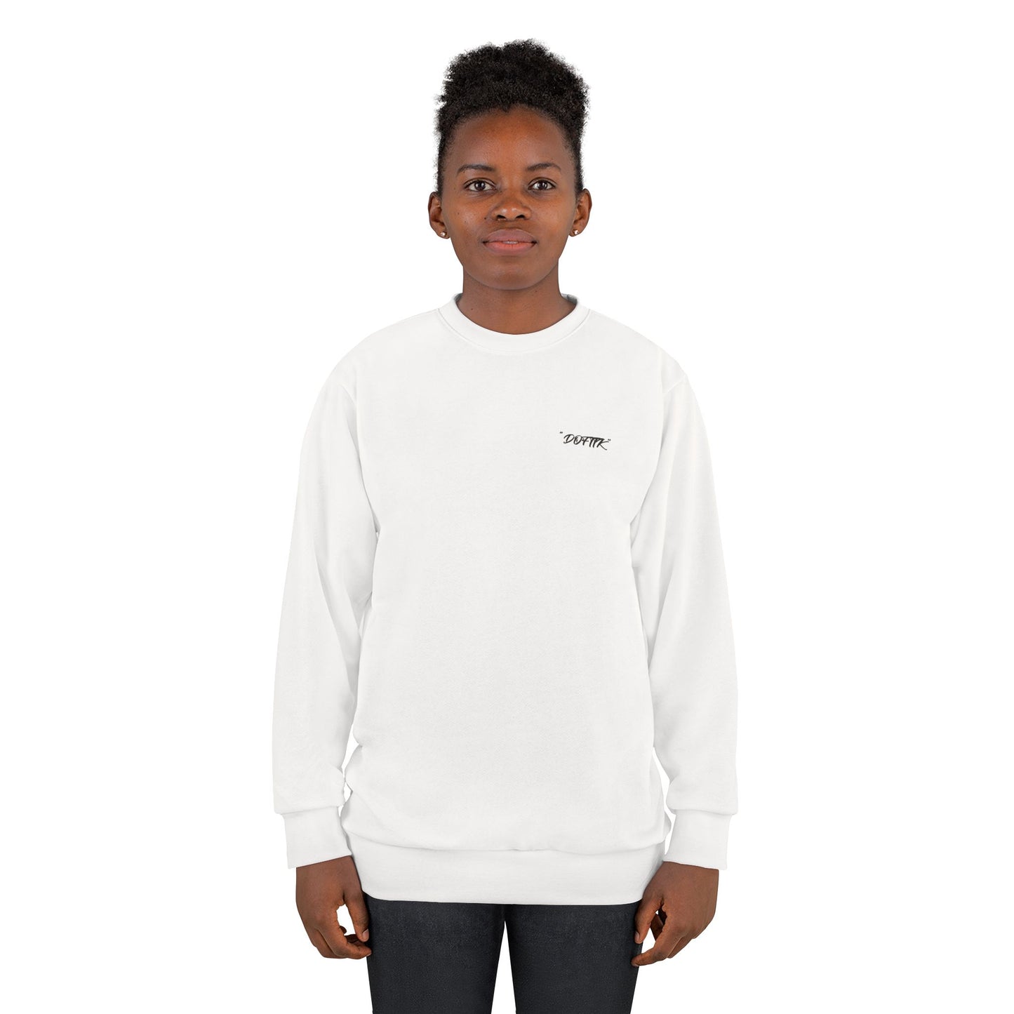 “DOFTTK” White Crewneck